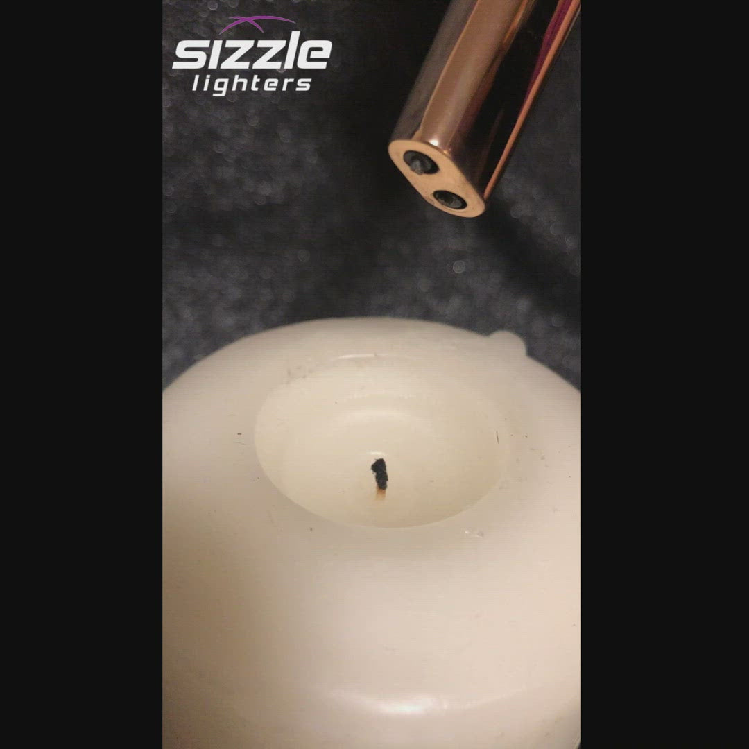 Sleek up close lighting candle wick